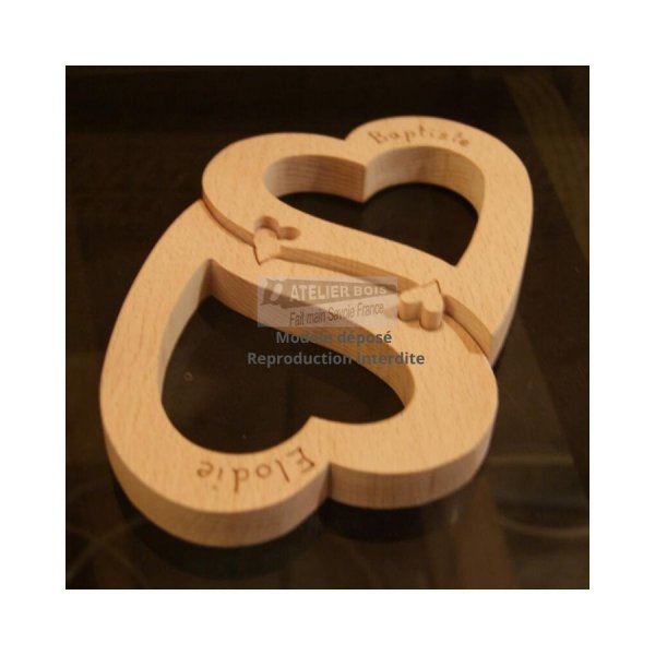 rompecabezas de corazones, decoraci&oacute;n de boda de madera, d&iacute;a de san valent&iacute;n, hecho a mano