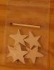 5 estrellas perforadas, decoración navideña para decorar y colgar