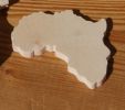 Figurita mapa de africa ht6cm grosor 3mm para decorar