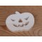 Figurita de calabaza de Halloween de 3mm para pintar y pegar, adorno scrapbook de madera maciza hecho a mano