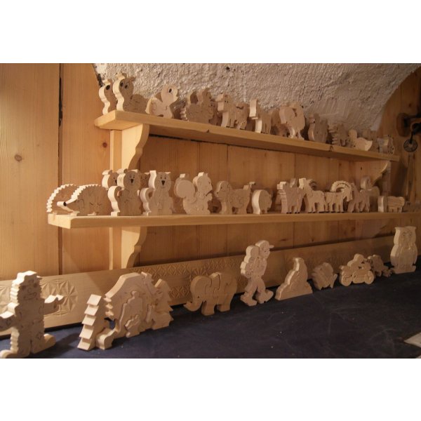 Puzzle de madera mariquita 3 piezas Haya, la amiga del jard&iacute;n