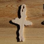 Figurilla bailarina 3mm madera maciza adorno hecho a mano scrapbooking danza