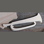 Figurita corneta lg 9cm ep 3mm trompeta de caballer&iacute;a