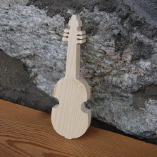 viola da gamba de madera ht15cm